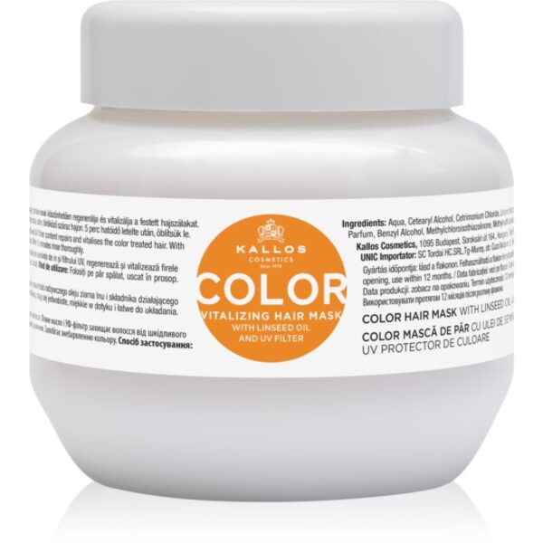 Kallos KJMN Professional Color masca pentru păr vopsit mix de culori 275 ml-ro