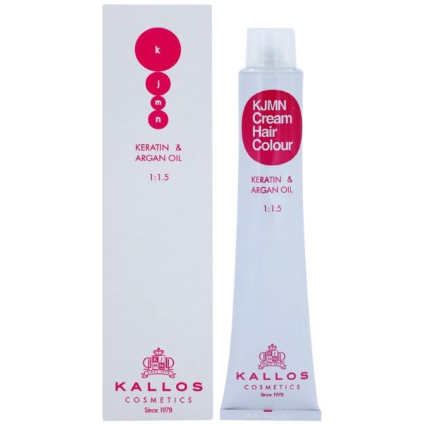 Kallos KJMN Professional Cream Hair Colour Keratin & Argan Oil culoare par cu keratina si ulei de argan culoare 0.88 Blue 100 ml-ro