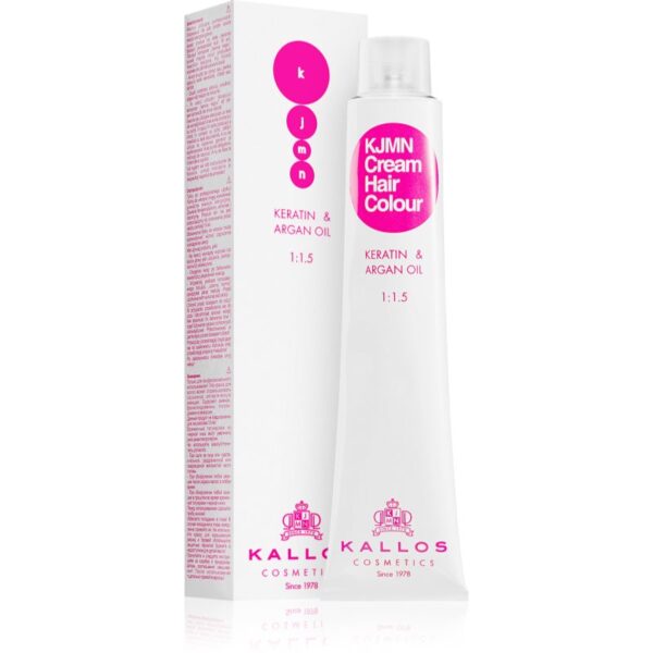 Kallos KJMN Professional Cream Hair Colour Keratin & Argan Oil culoare par cu keratina si ulei de argan culoare 3.0 Dark Brown 100 ml-ro