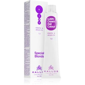 Kallos KJMN Professional Cream Hair Colour Keratin & Argan Oil culoare par culoare 000 Lightener 100 ml-ro