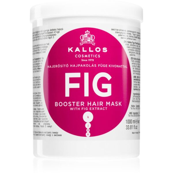 Kallos KJMN Professional Fig mască hrănitoare profundă pentru păr 1000 ml-Țena