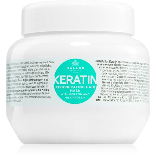 Kallos KJMN Professional Keratin Masca de par cu keratina 275 ml-ro