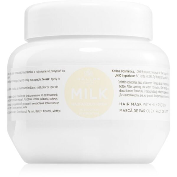 Kallos KJMN Professional Milk masca cu proteine din lapte 275 ml-ro
