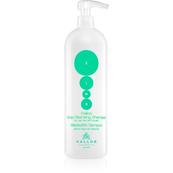 Kallos KJMN Professional curatarea profunda a scalpului pentru par si scalp gras 1000 ml-ro