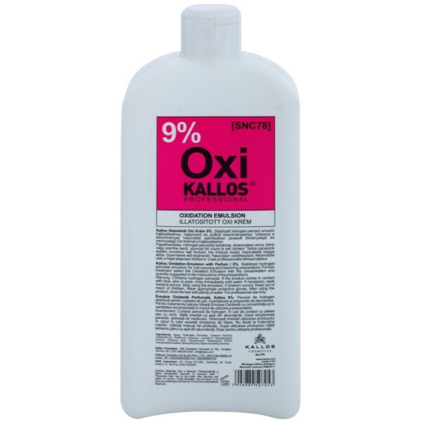 Kallos Kallos Classic Oxi Peroxide Cream 9% pentru uz profesonial 1000 ml-ro