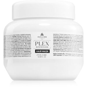 Kallos Plex Hair Mask masca pentru regenerare pentru par degradat sau tratat chimic 275 ml-ro