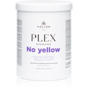 Kallos Plex No Yellow Masca de par neutralizeaza tonurile de galben 1000 ml-ro