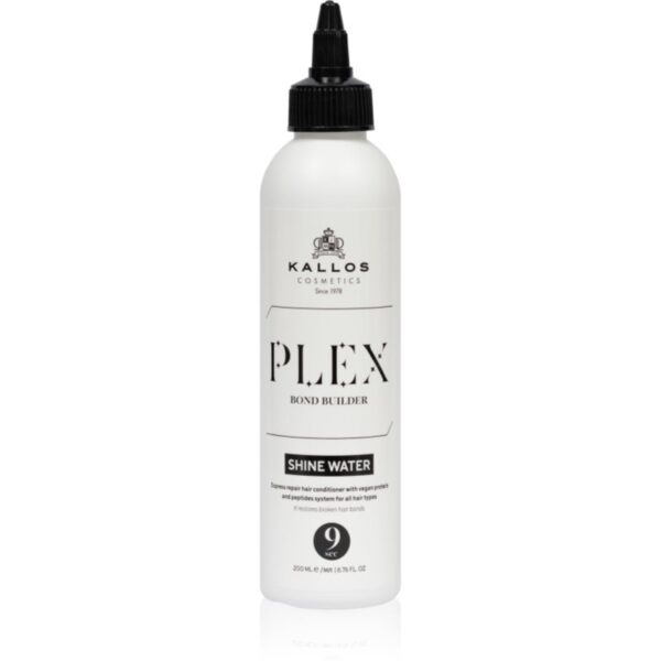 Kallos Plex Shine Water tratament pentru regenerare pentru par deteriorat 200 ml-Țena