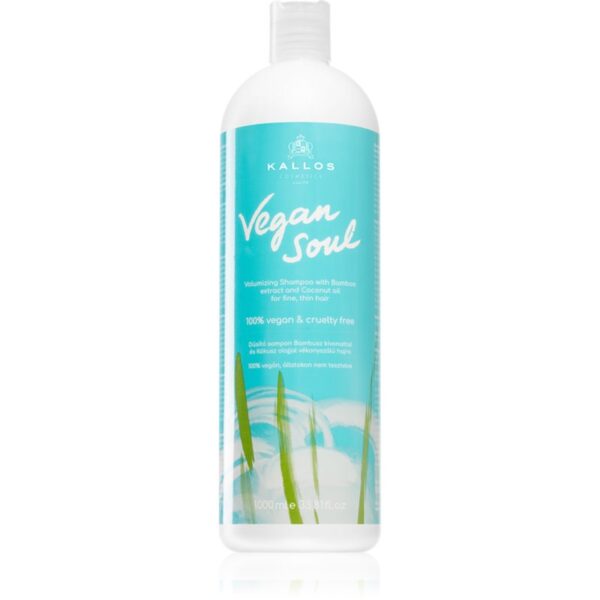 Kallos Vegan Soul Volumizing sampon pentru volum pentru par fin si subtiat 1000 ml-ro