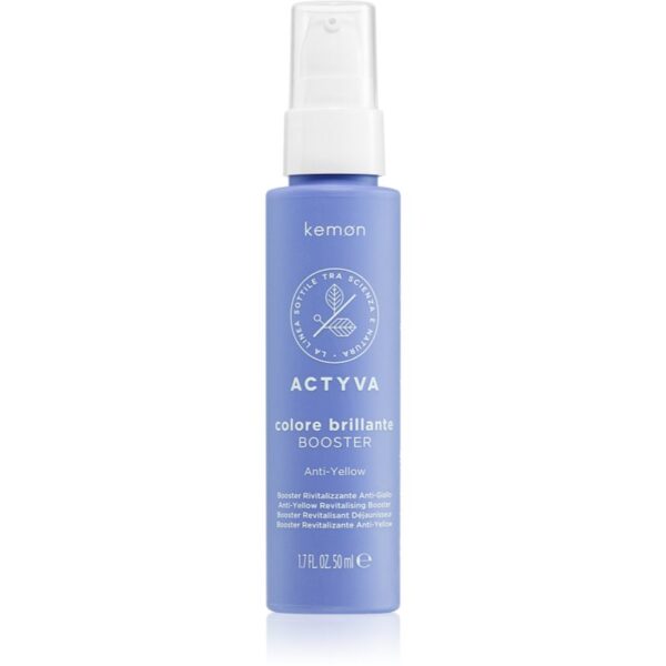 Kemon Actyva Anti-Yellow spray pentru păr neutralizeaza tonurile de galben 50 ml-ro