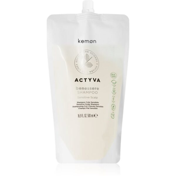 Kemon Actyva Benessere sampon de curatare delicat pentru păr 500 ml-ro