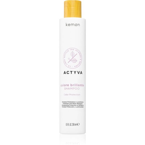 Kemon Actyva Colore Brillante sampon pentru stralucirea si tonifierea parului vopsit 250 ml-Țena