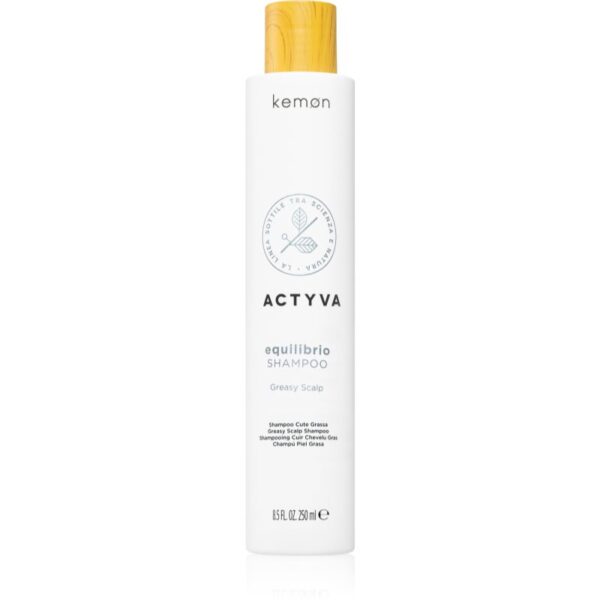 Kemon Actyva Equilibrio sampon pentru curatarea profunda a scalpului seboreic 250 ml-Țena