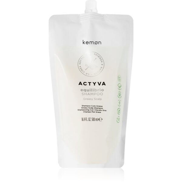 Kemon Actyva Equilibrio sampon pentru curatarea profunda a scalpului seboreic 500 ml-ro