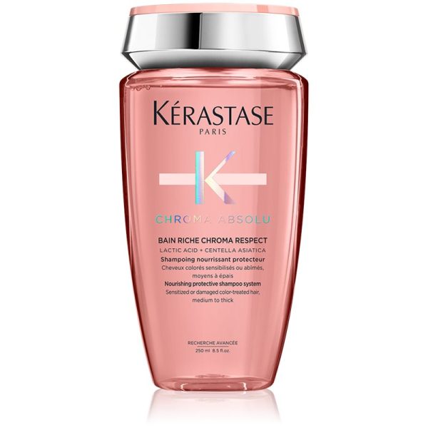 Kérastase Chroma Absolu Bain Riche Chroma Respect sampon hranitor pentru păr vopsit 250 ml-ro