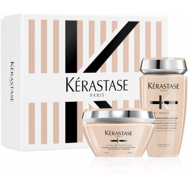 Kérastase Curl Manifesto set cadou pentru par ondulat si cret-ro