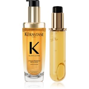 Kérastase Elixir Ultime L'huile Originale ambalaj economic pentru un par stralucitor si catifelat 2x75 ml-Țena