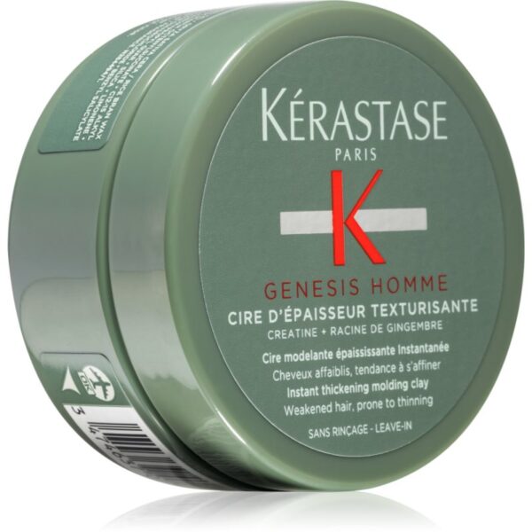 Kérastase Genesis Homme Cire D'Épaisseur Texturisante pastă modelatoare pentru par fin si subtiat pentru bărbați 75 ml-ro