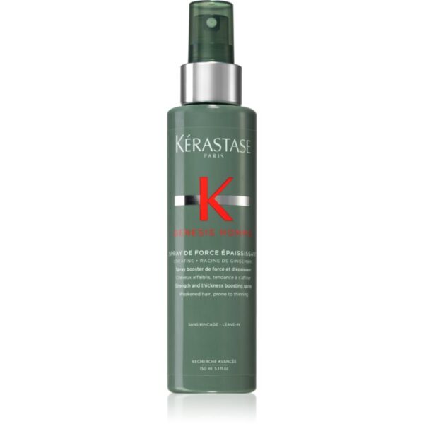 Kérastase Genesis Homme Spray de Force Épaississant tonic spray pentru părul slab cu tendință de cădere pentru bărbați 150 ml-ro
