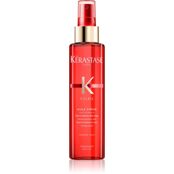 Kérastase Soleil Huile Sirène Ulei hidratant cu vapori in doua faze cu efect de plajă cu filtru UV 150 ml-ro