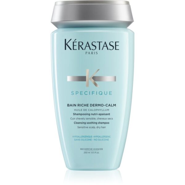 Kérastase Specifique Bain Riche Dermo-Calm șampon pentru scalp sensibil și păr uscat fără silicon 250 ml-ro