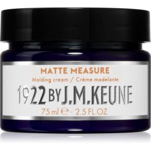 Keune 1922 Matte Measure crema de modelare pentru păr scurt și mediu lung 75 ml-Țena