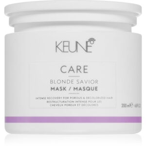 Keune Care Blonde Savior Mask masca hidratanta pentru par decolorat 200 ml-Țena