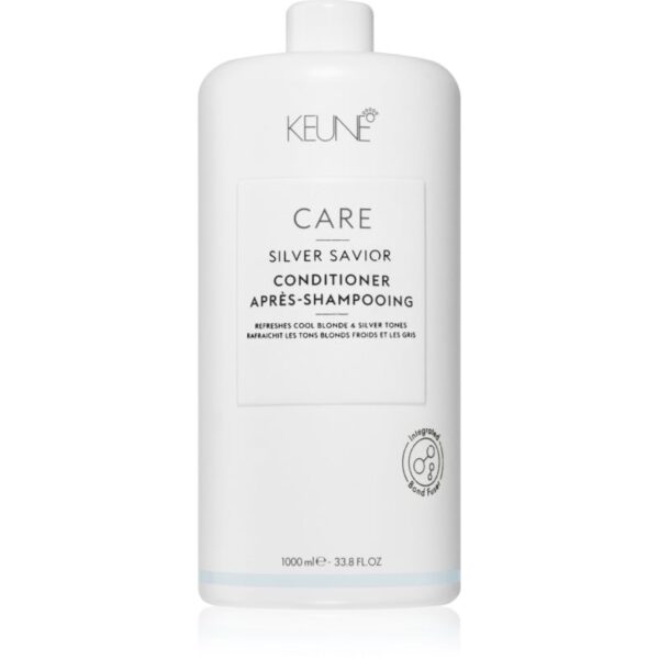 Keune Care Silver Savior Conditioner balsam pentru păr blond neutralizeaza tonurile de galben 1000 ml-ro