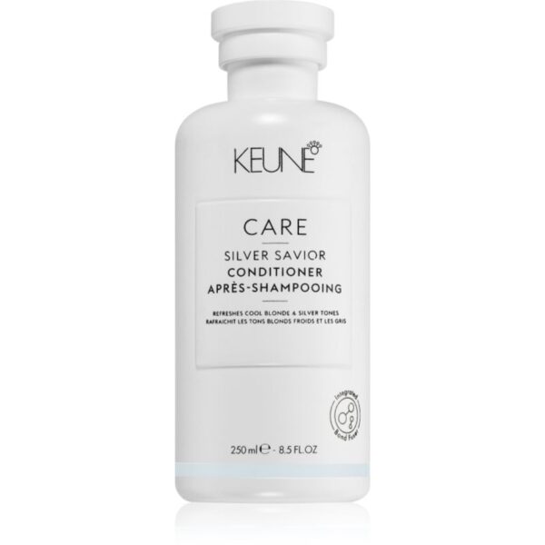 Keune Care Silver Savior Conditioner balsam pentru păr blond neutralizeaza tonurile de galben 250 ml-ro