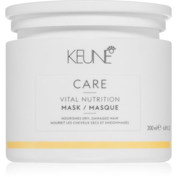 Keune Care Vital Nutrition mască nutritivă și hidratantă pentru păr efect regenerator 200 ml-ro