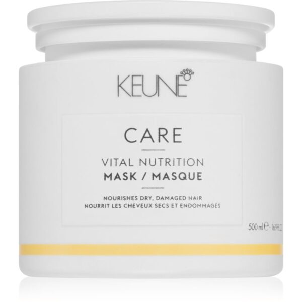 Keune Care Vital Nutrition mască nutritivă și hidratantă pentru păr efect regenerator 500 ml-ro