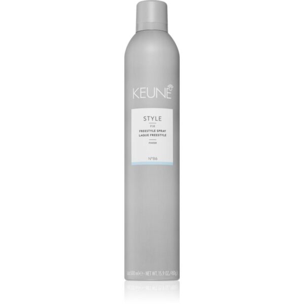 Keune Style Freestyle Spray lac cu fixare puternică și extra volum cu filtru UV 500 ml-Țena