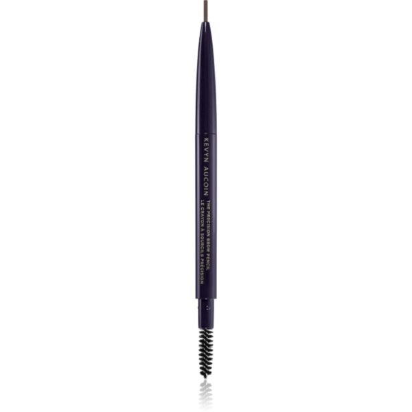 Kevyn Aucoin The Precision Brow Pencil creion pentru sprancene cu pensula culoare Brunette 0