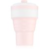 KidPro Collapsible Mug ceasca cu pai Pink 350 ml-ro