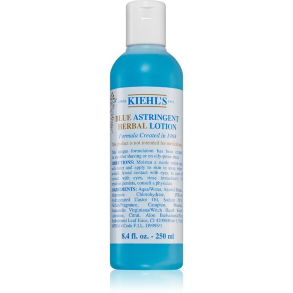 Kiehl's Blue Herbal Astringent Lotion tonic pentru ten gras si problematic pentru femei 250 ml-ro
