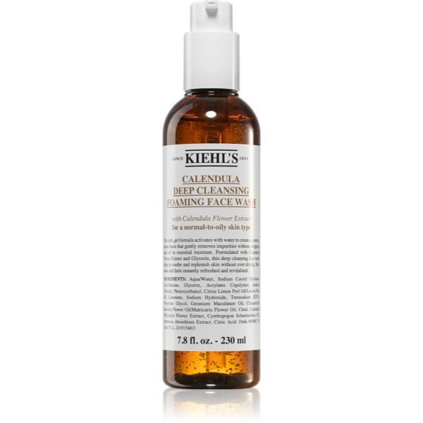 Kiehl's Calendula Deep Cleansing Foaming Face Wash gel pentru fata pentru curatare profunda 230 ml-ro