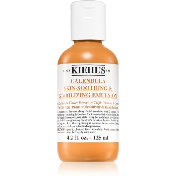 Kiehl's Calendula Skin-Soothing & Stabilizing Emulsion emulsie calmanta cu gălbenele pentru femei 125 ml-ro