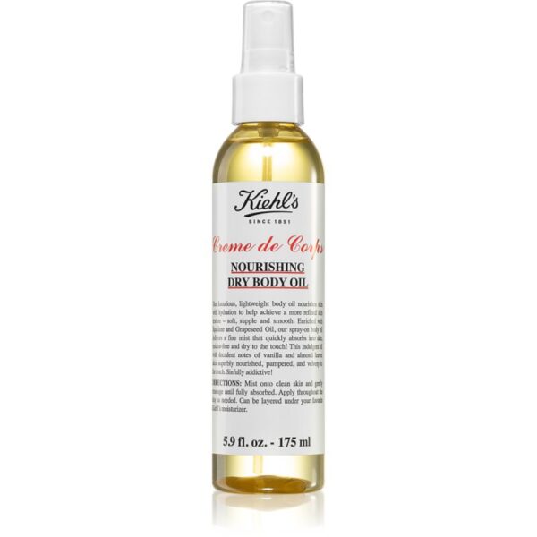 Kiehl's Creme de Corps Nourishing Dry Body Oil ulei hranitor uscat pentru corp 175 ml-ro