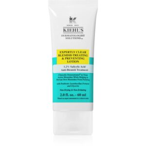 Kiehl's Dermatologist Solutions Expertly Clear Blemish-Treating & Preventing Lotion crema de fata pentru ten acneic pentru femei 60 ml-Țena