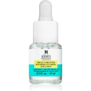 Kiehl's Dermatologist Solutions Truly Targeted Blemish-Clearing Solution ser pentru ten acneic pentru femei 15 ml-Țena