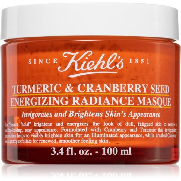 Kiehl's Turmeric & Cranberry Seed Energizing Radiance Mask masca pentru albirea tenului pentru toate tipurile de ten