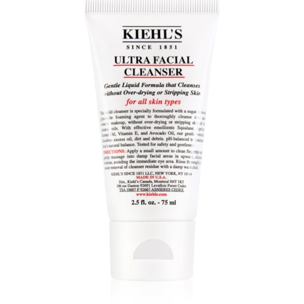 Kiehl's Ultra Facial Cleanser gel de curățare blând pentru toate tipurile de ten 75 ml-ro