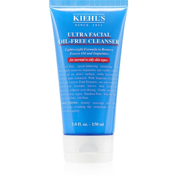 Kiehl's Ultra Facial Oil-Free Cleanser spuma pentru curatare racoritoare pentru piele normala si grasa 150 ml-ro