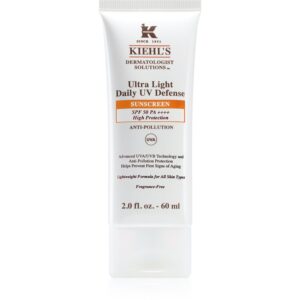 Kiehl's Ultra Light Daily UV Defense lichid protector ultra ușor pentru toate tipurile de ten