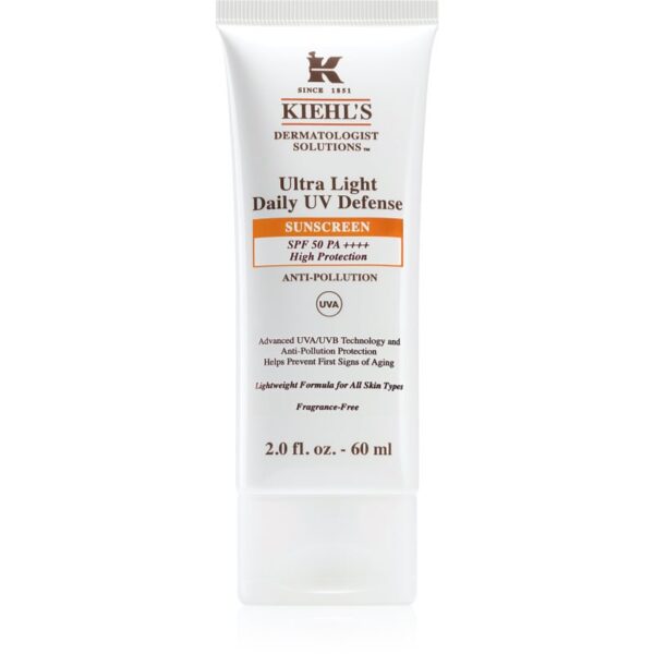 Kiehl's Ultra Light Daily UV Defense lichid protector ultra ușor pentru toate tipurile de ten