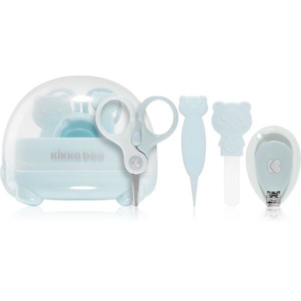 Kikkaboo Baby Manicure Set Bear Set de manichiură pentru nou-nascuti si copii Blue 1 buc-ro