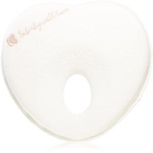 Kikkaboo Heart Airknit pernuță pentru bebeluși 28×24×4 cm White 6 m+ 1 buc-Țena