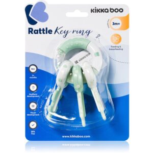 Kikkaboo Rattle Keychain jucărie zornăitoare 3 m+ Mint 1 buc-ro
