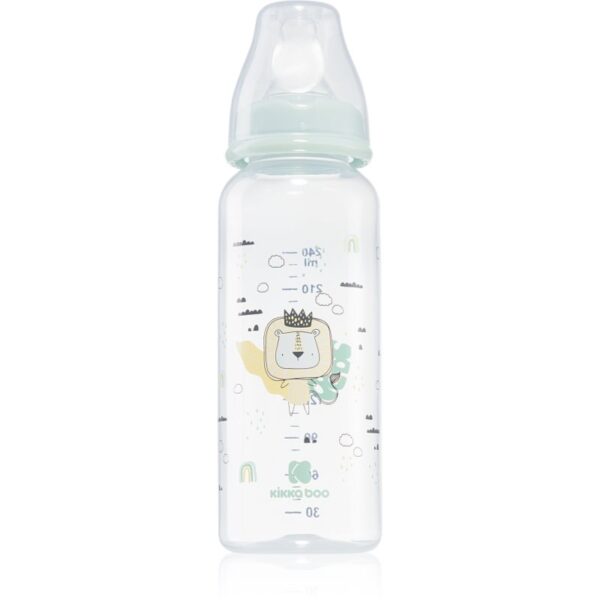 Kikkaboo Savanna Baby Bottle biberon pentru sugari 3 m+ Mint 240 ml-Țena