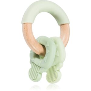 Kikkaboo Silicone and Wood Teether Keys jucărie pentru dentiție Mint 1 buc-ro